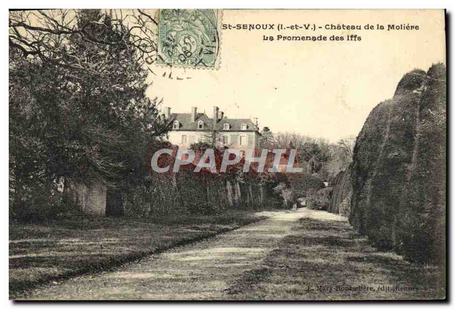 St-SENNOUX (Il.-et-V.) - Château de la Molière — Le Promenade des Iffs — E. Mars, Rennes