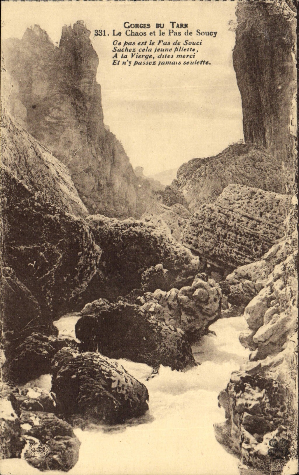 Gorges du Tarn — Le Chaos et le Pas de Soucy — Édition spéciale du Grand Hôtel de La Malène