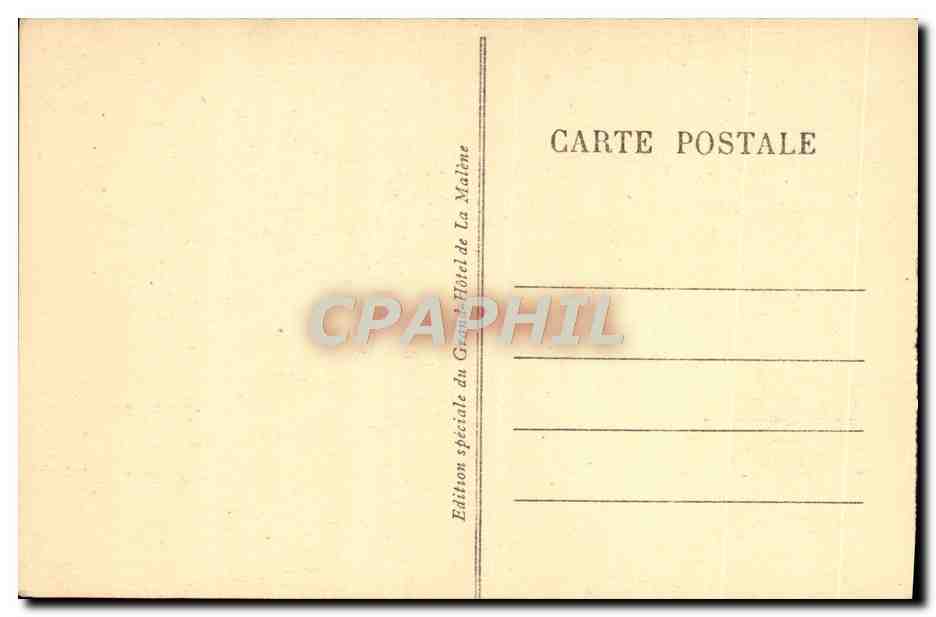 Gorges du Tarn — Le Chaos et le Pas de Soucy — Édition spéciale du Grand Hôtel de La Malène — Rückseite