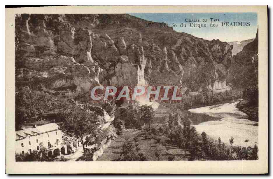 Gorges du Tarn — Entrée du Cirque des Beaumes — Éditeur non identifié, n° 255