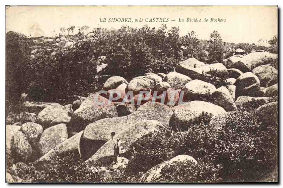 CPA Le Sidobre Prad Castres La Riviere Rochers
