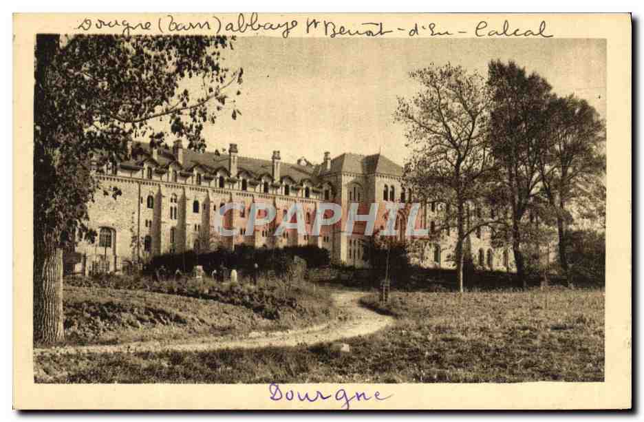 CPA Dourgne Abbaye de St Benoit d'En Calcal Vue Generale Ouest