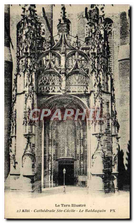 Albi - Cathédrale Ste-Cécile - Le Baldaquin — Le Tarn Illustré, n°23 - Anverso