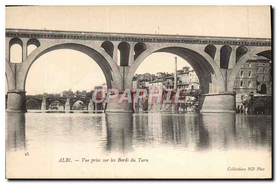 CPA Albi Vue Prise sur Les Bords Du Tarn