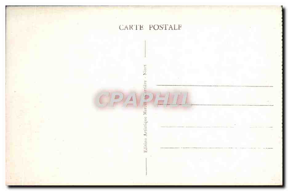 Niort - La statue de Caïn dans le jardin de la Brèche — Édition Flor — Reverso