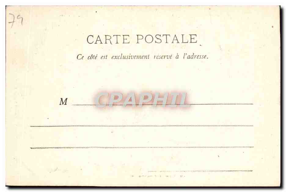 Niort (Deux-Sèvres) — Portail latéral Nord de l'église Notre-Dame — A.B.&C.I. Folliers — Reverso