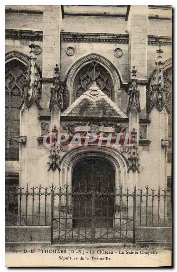 Thouars (D.-S.) - Le Château - La Sainte Chapelle - Sépulture de la Trémoille