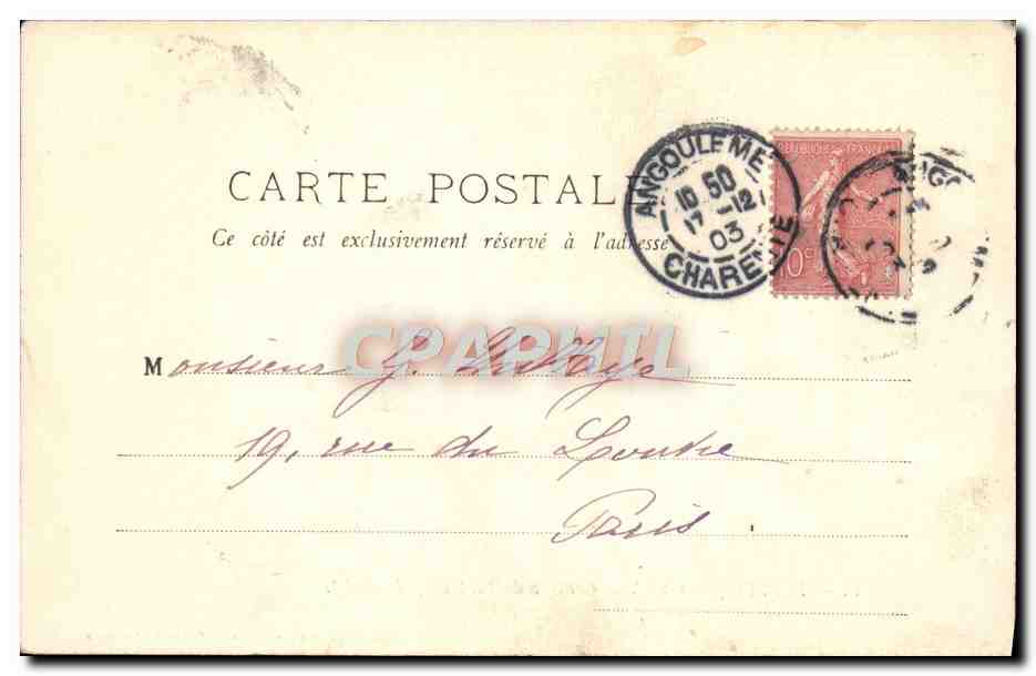 Ruffec (Charente) — Château de Verteuil (XIe siècle) — Morceau et Rousseau, éditeurs — Verso