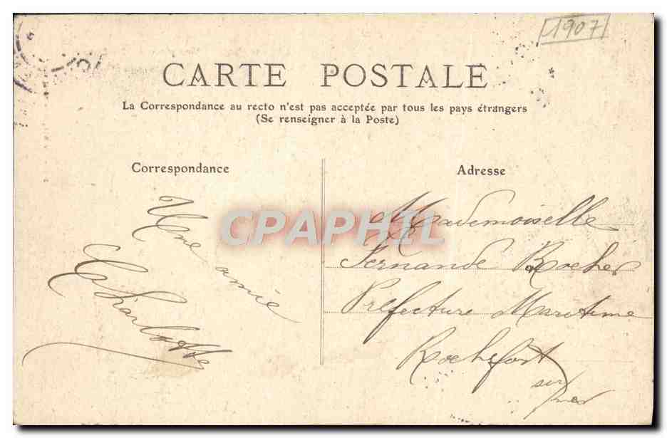 CPA Cognac Vue Prise a l'Ile Daniaud — Rückseite