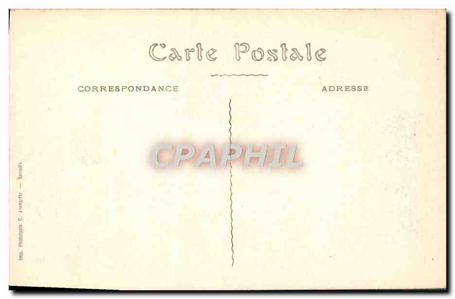 CPA Angouleme L'Hotel De Ville — Rückseite
