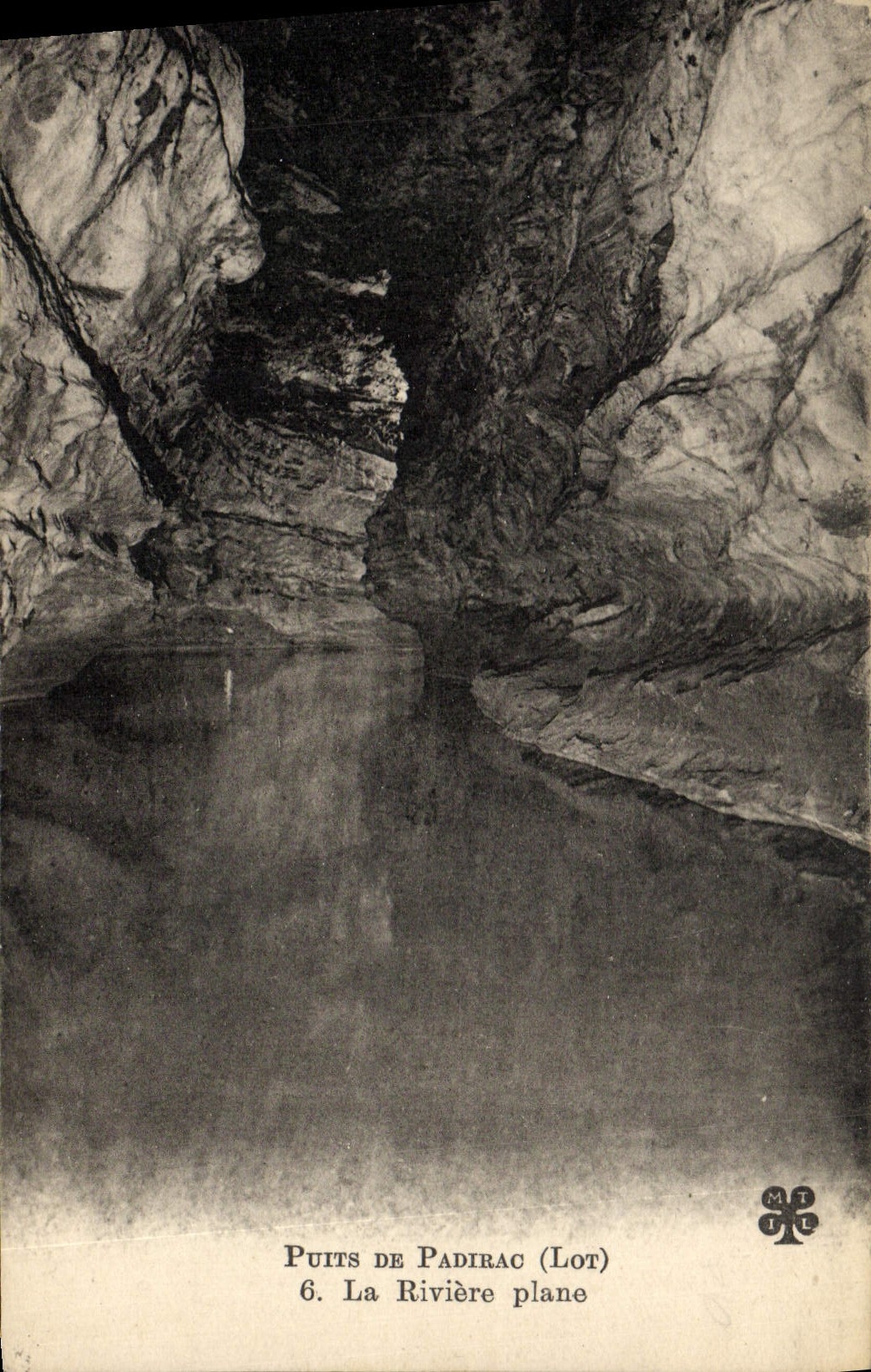 Puits de Padirac (Lot) — La Rivière plane — MTI, n°6