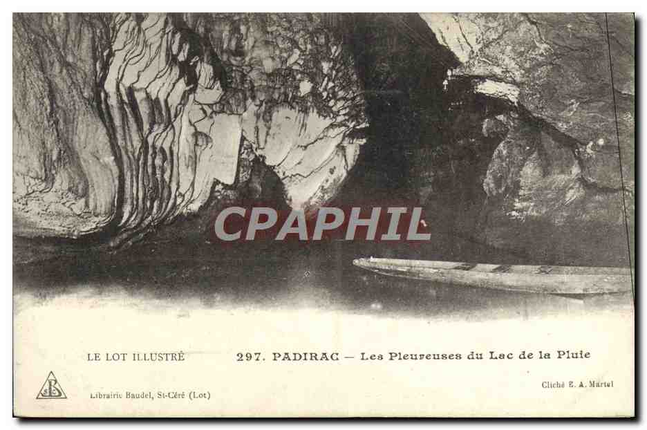Padirac — Les Pleureuses du Lac de la Pluie — Librairie Baudel, St-Céré (Lot)