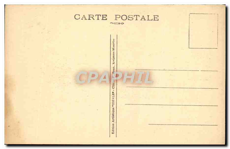 Villeneuve-lès-Avignon (Gard) — Torre de Felipe el Hermoso — Editor IDEALE, n° 32 — Reverso