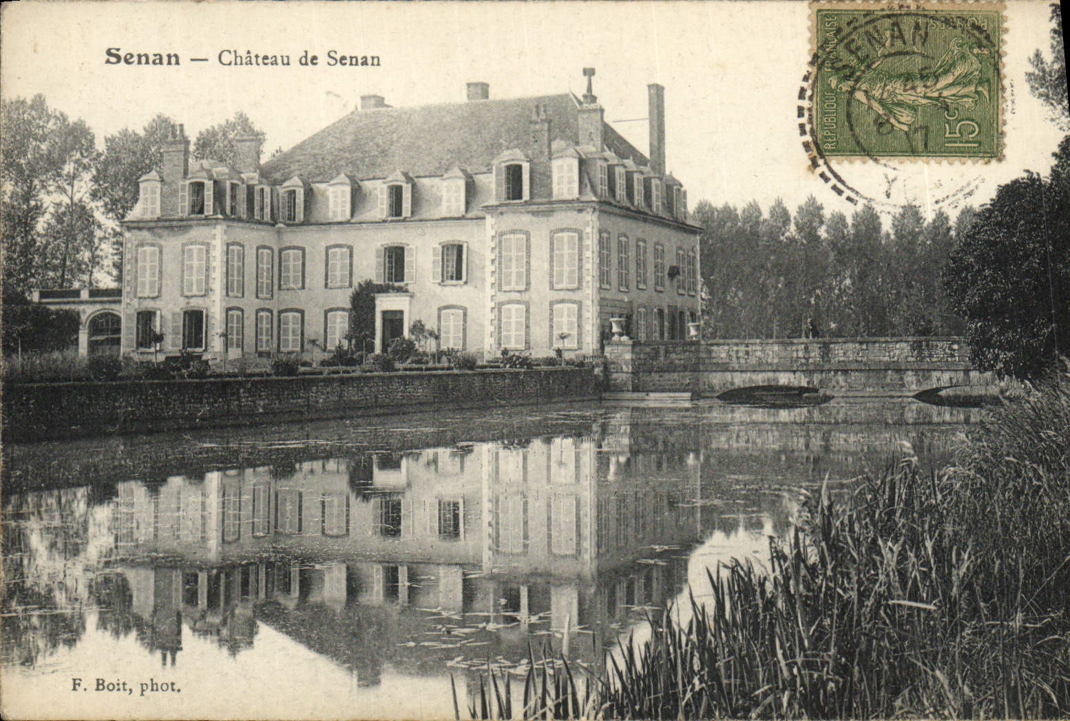 Senan — Château de Senan — F. Boit, phot.