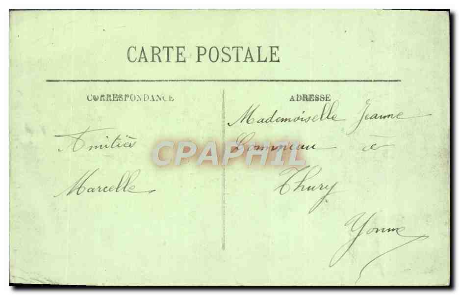 CPA Avallon La Cathedrale Eglise Saint Etienne L'abside — Verso
