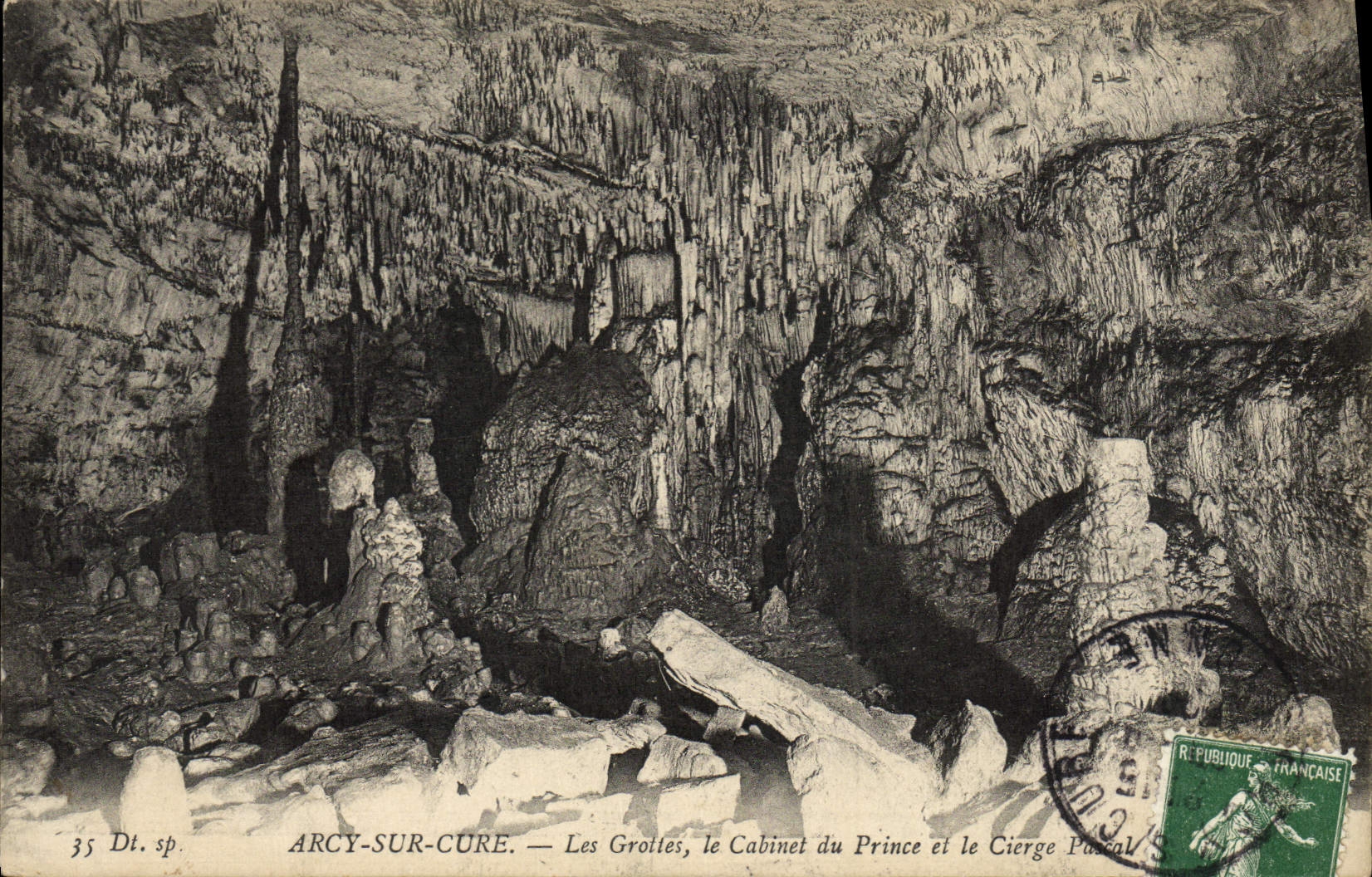 Arcy-sur-Cure — Les Grottes, le Cabinet du Prince et le Cierge Pascal