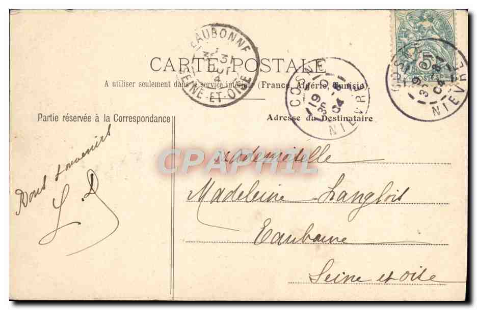 Cosnes (Nièvre) — Quai de Loire — Les Usines — éditeur Rhwack, Nancy — Reverso