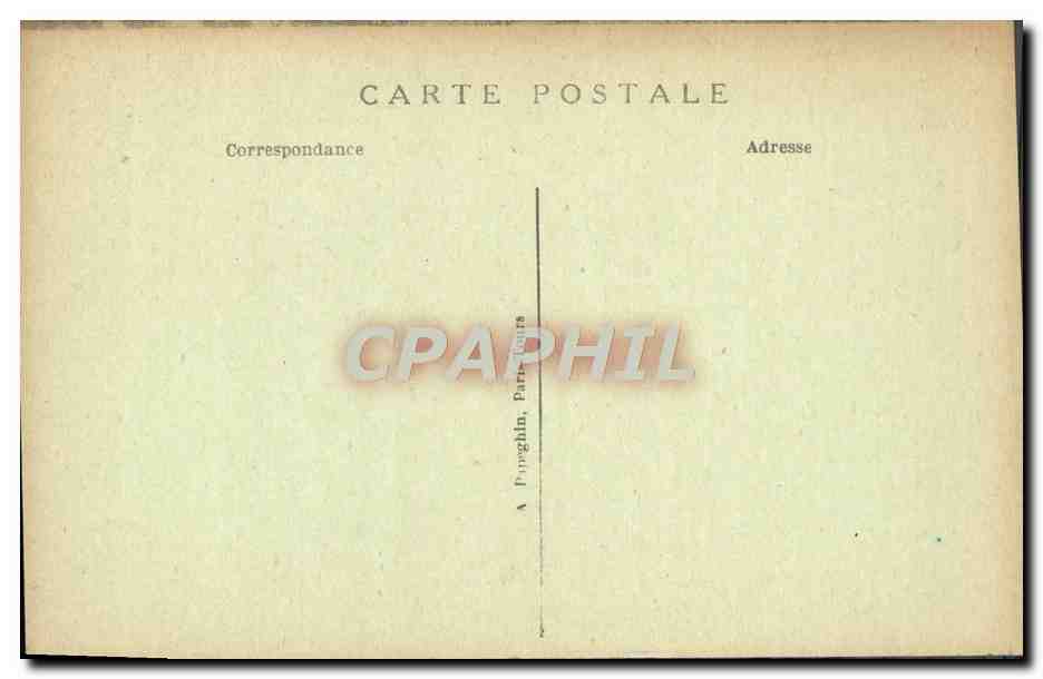 CPA Reugny Chateau De La Cote Le portail — Rückseite