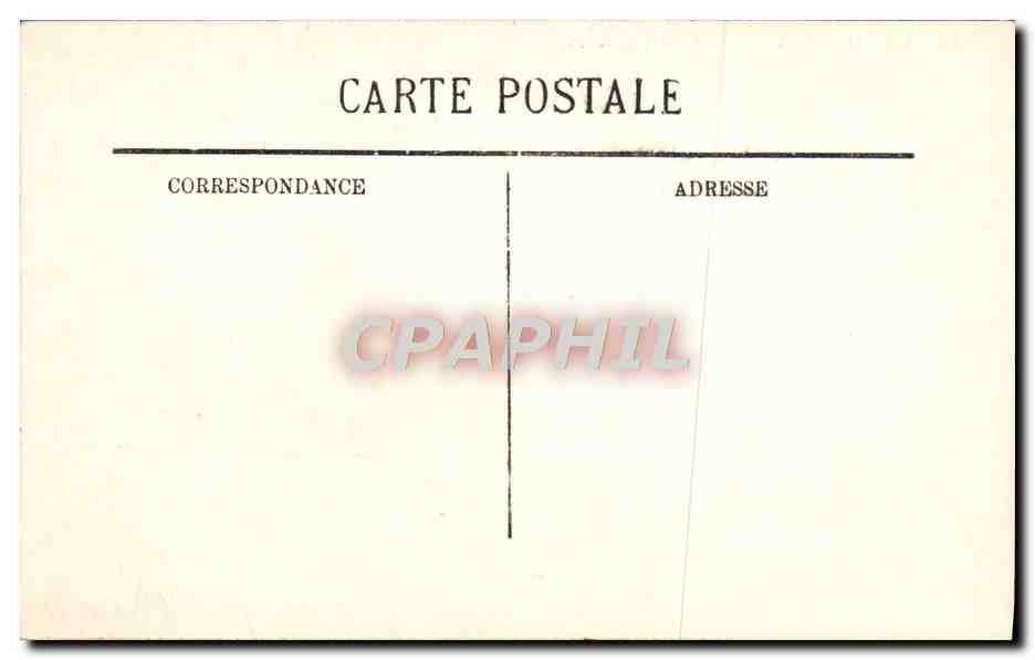 CPA Chinon Le Chateau Sud Ouest — Rückseite