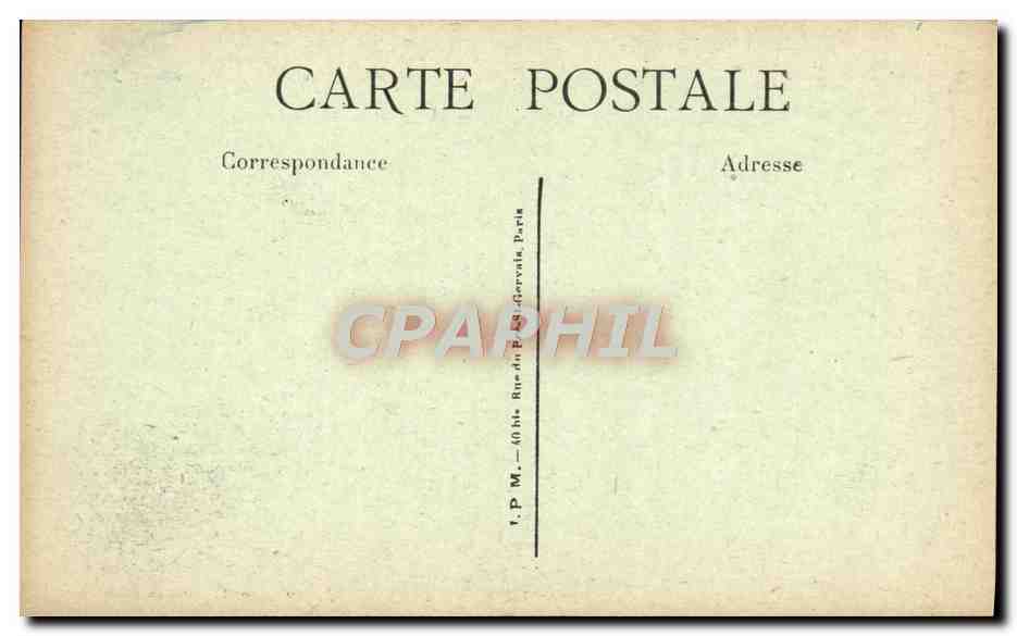 CPA Chateaurenault Facade Orientale Des Ruines Du Chateau — Rückseite