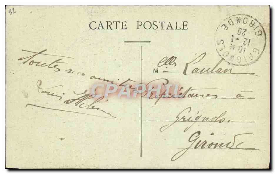 CPA Tours Vue D'Ensemble Cote Ouest — Rückseite