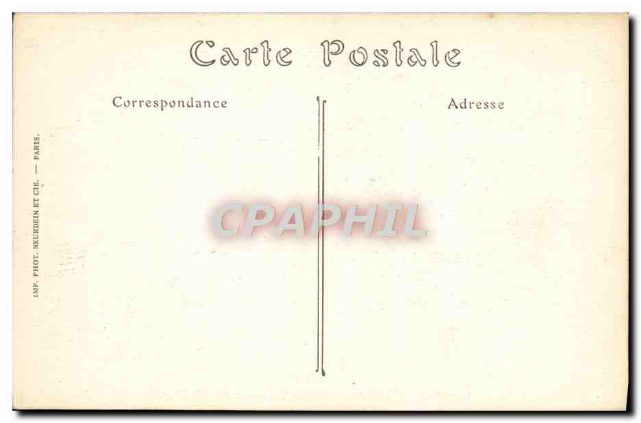 CPA Amboise Le Chateau Galerie Interieure Du 1er etage — Rückseite