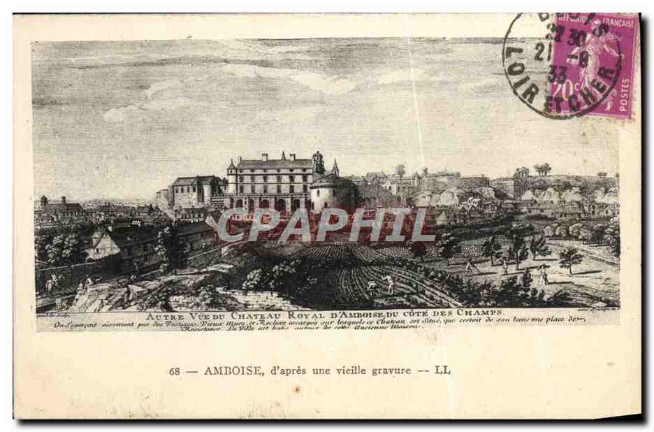 CPA Amboise d'Apres Une Vieille Gravure