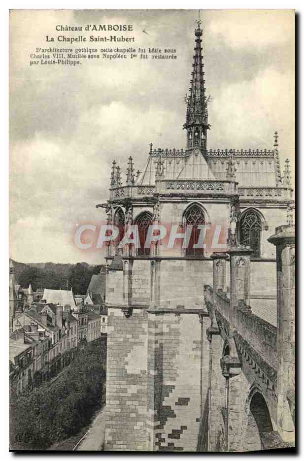 CPA Chateau d'Amboise La Chapelle Saint Hubert