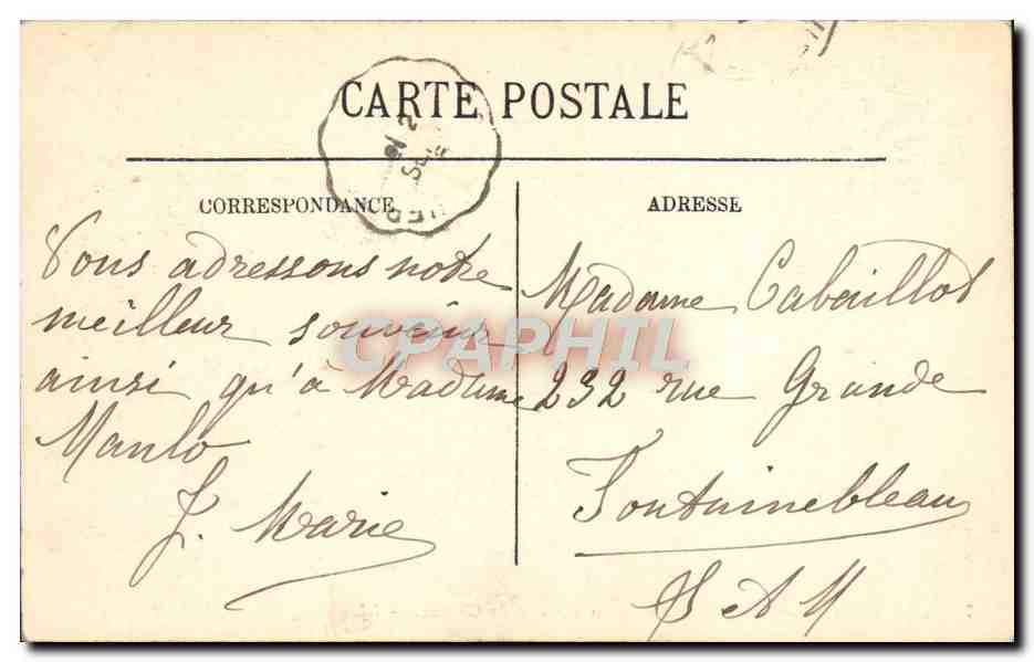 CPA Amboise Vue Sur La Loire De la Terrasse Du Chateau — Rückseite