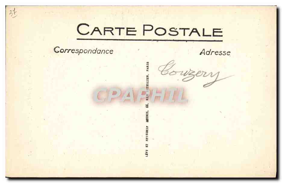 CPA Amboise Vue Sur Le Chateau Lavoir — Rückseite