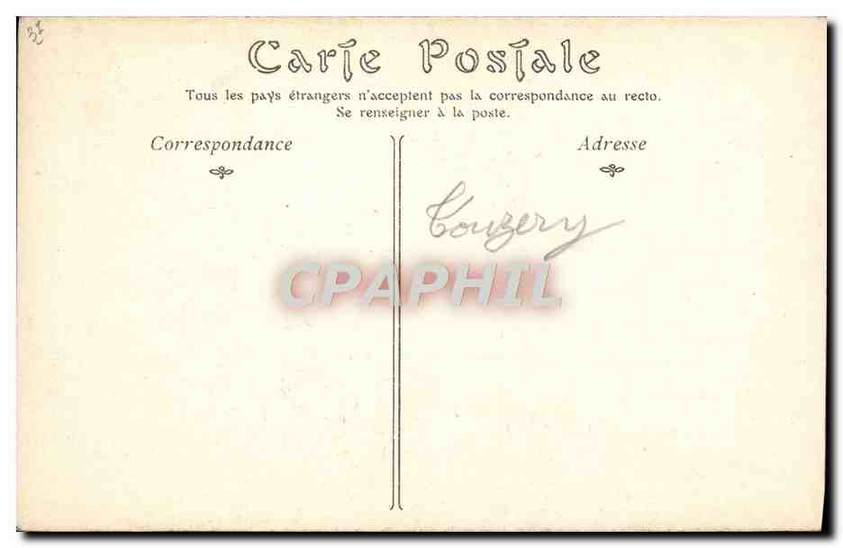 CPA Amboise La Tour De l'Horloge — Rückseite