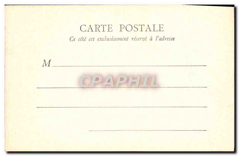 CPA Chateau De Langeais — Verso