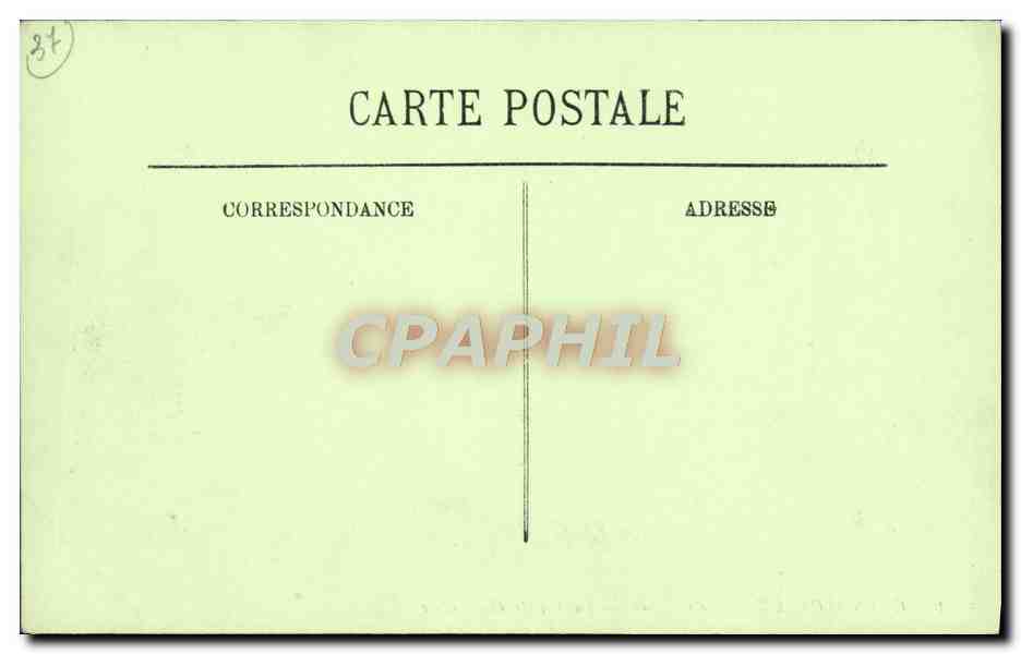 CPA Chenonceaux Le Chateau La Facade Occidentale — Rückseite