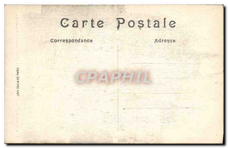 CPA Chenonceaux Le Chateau L'Aile Thomas Bohier — Rückseite