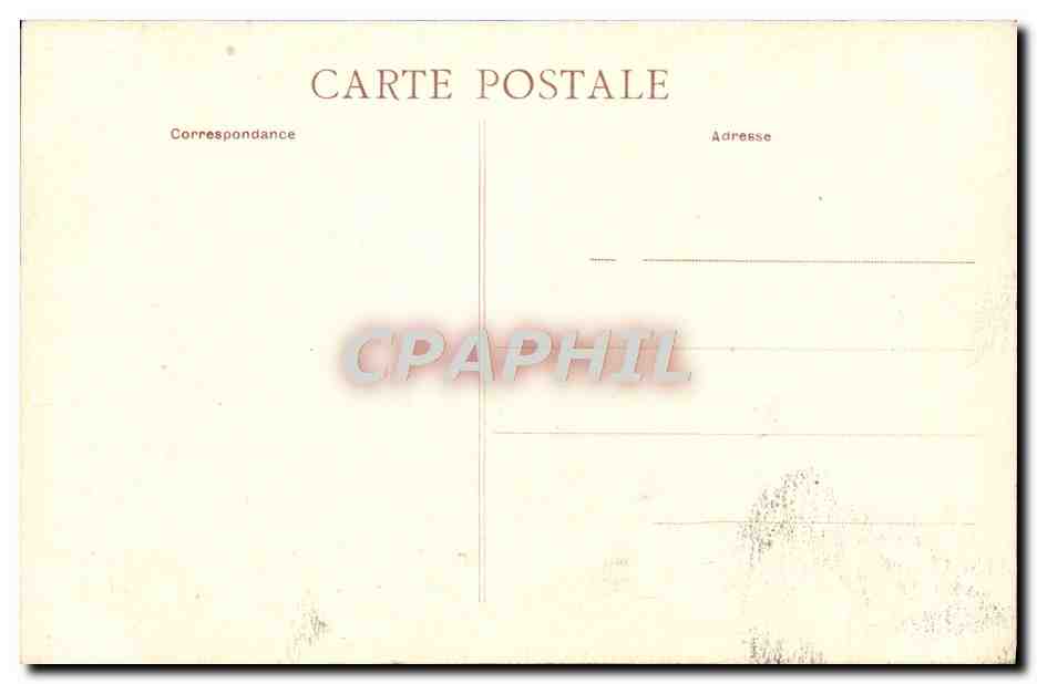 CPA Chenonceaux Le Chateau La Facade Meridionale — Rückseite