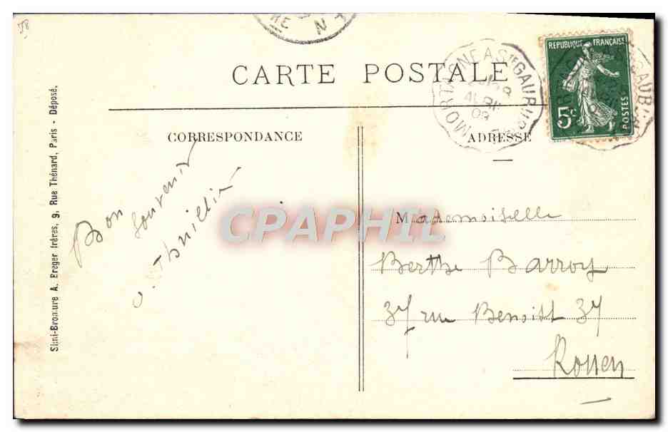 Grande Trappe — La Vierge du Préau — Nouvelle collection de 30 sujets (1908) — Reverso