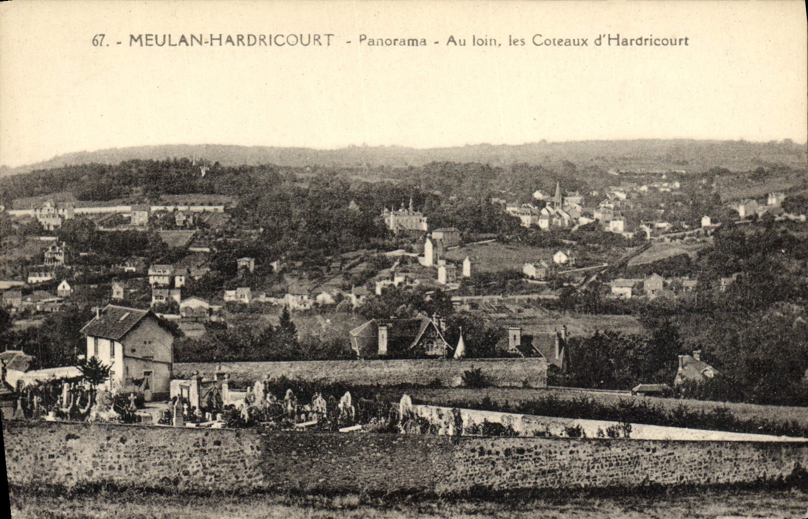 CPA Meulan Hardricourt Panorama Les Coreaux
