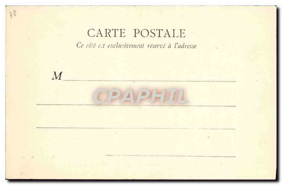 CPA Versaille Palais Du Petit Trianon Chambre De Marie Antoinette — Verso