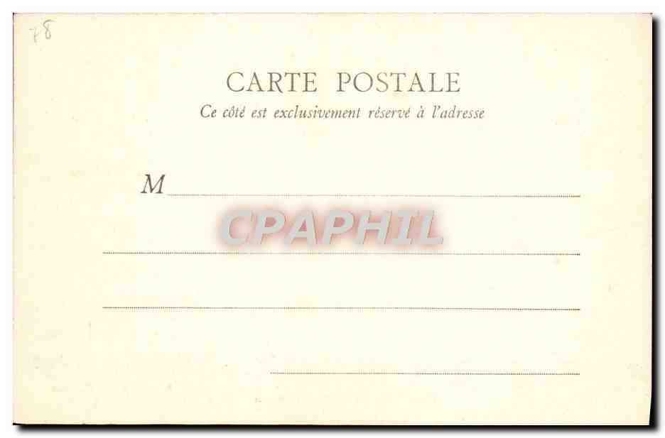 CPA Versailles Le Bassin Du Dragon — Verso
