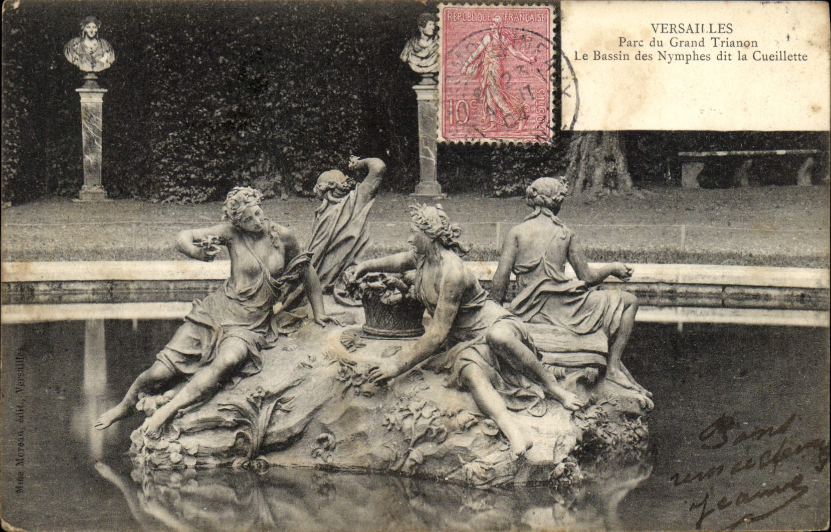 CPA Versailles Parc Du Grand Trianon Le bassin des nymphes dit la Cueillette