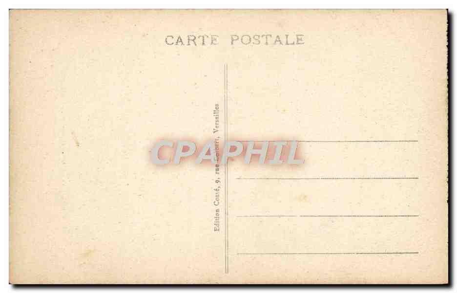CPA Versailles Chambre A Coucher De Louis XIV — Verso