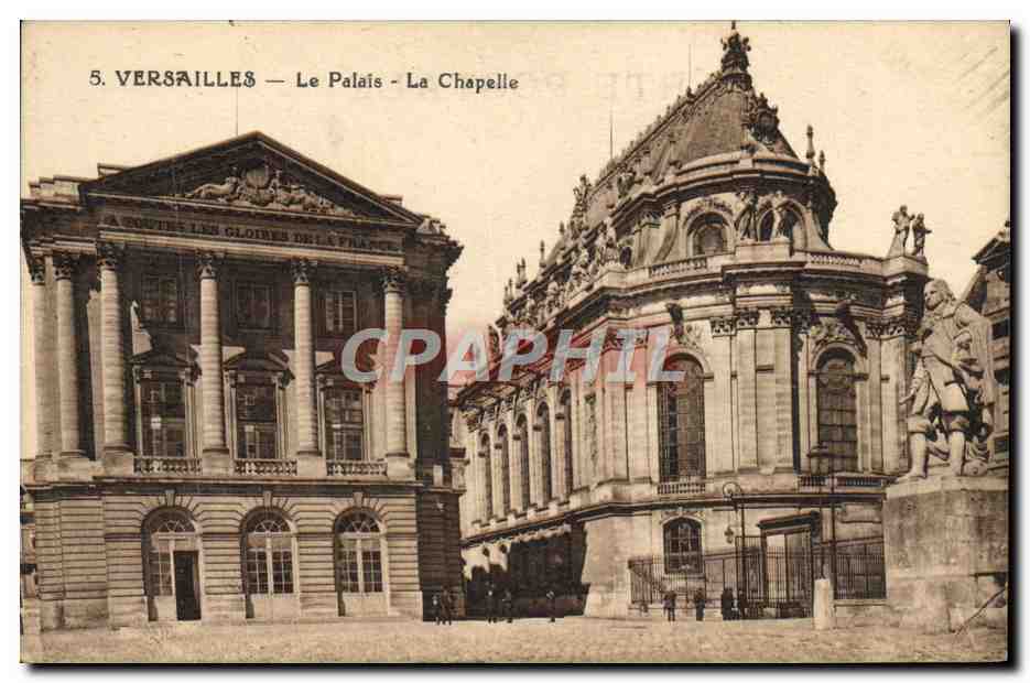 CPA Versailles Le Palais La Chapelle