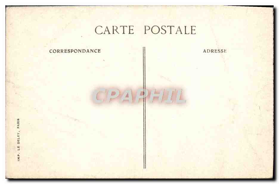 CPA Versailles Hameau Du Petit Trianon Maison De La Reine — Verso