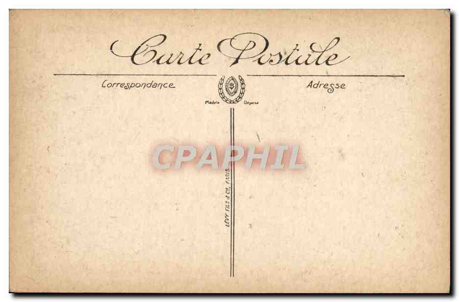 CPA Palais De Versailles Chambre De Louis XIV — Verso