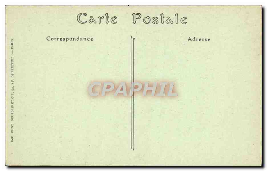 CPA Paris Notre Dame Chimere Diable — Verso