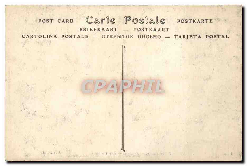 CPA Paris Notre Dame Facade Les Portails — Verso