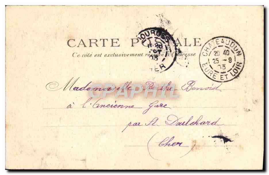 CPA Paris Rue Andre Andre De Sarte Vue Panoramique Prise De La Butte Montmartre Dufayel — Verso