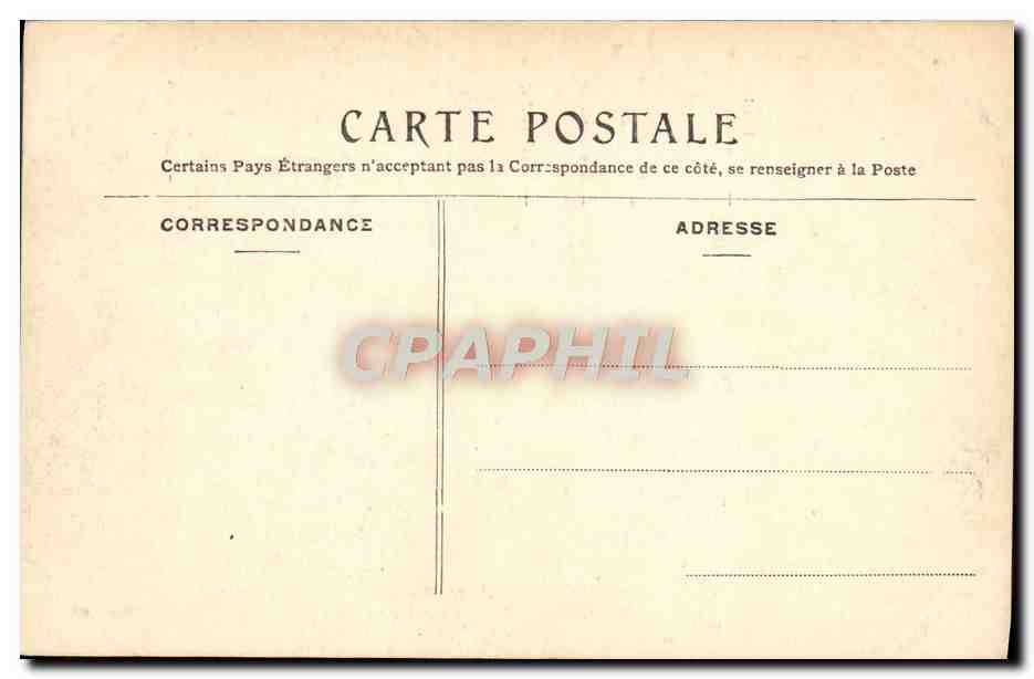 CPA Paris Quai d'Anjou Hotel Du Duc De Lauzun — Rückseite