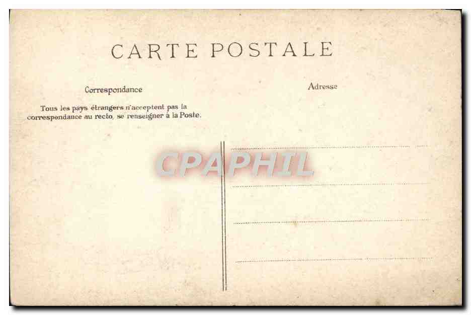 Mlle Georgette Jutreau — Reine des Reines 1907 — Éditeur E-L-D — Verso