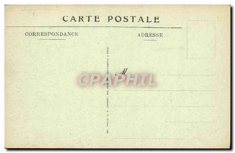 CPA Paris Hotel Des Monnaies Balancier Du 17eme — Rückseite